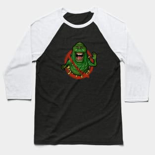 Ghostbusters Slimer Busted Baseball T-Shirt